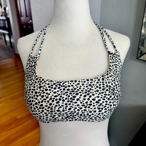Spotted Black and White Women's Halter Top
